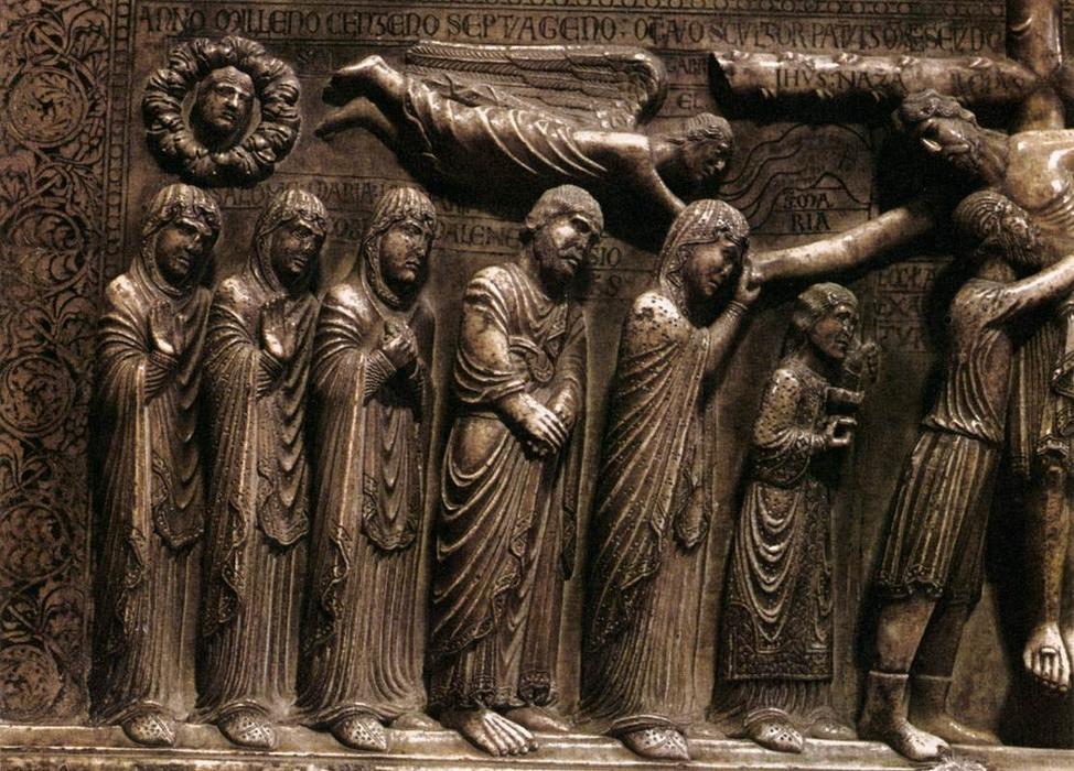 Deposition From The Cross (detail) — Benedetto Antelami