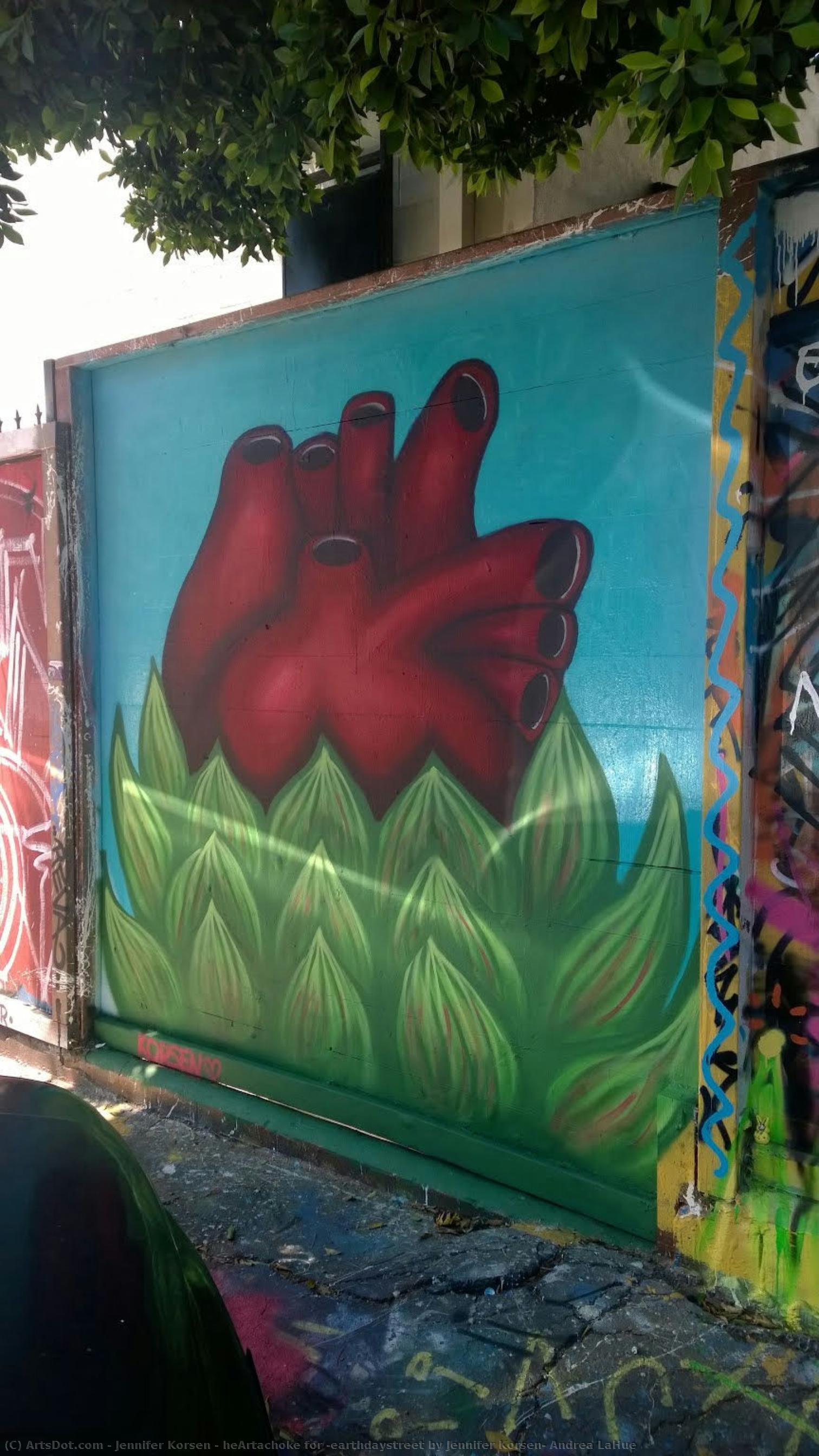 Heartachoke For #earthdaystreet By Jennifer Korsen, Andrea Lahue — Jennifer Korsen