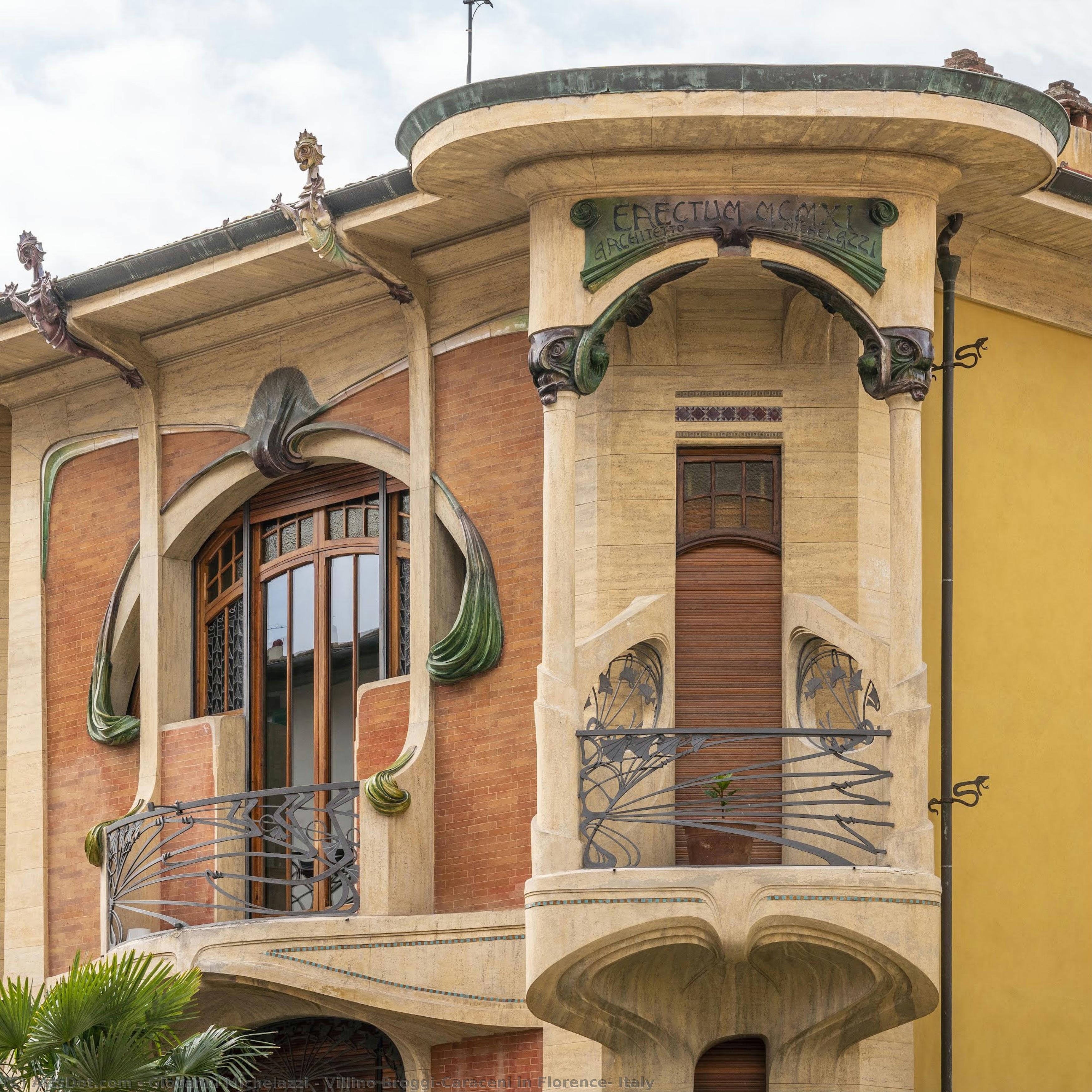 Villino Broggi-caraceni In Florence, Italy — Giovanni Michelazzi