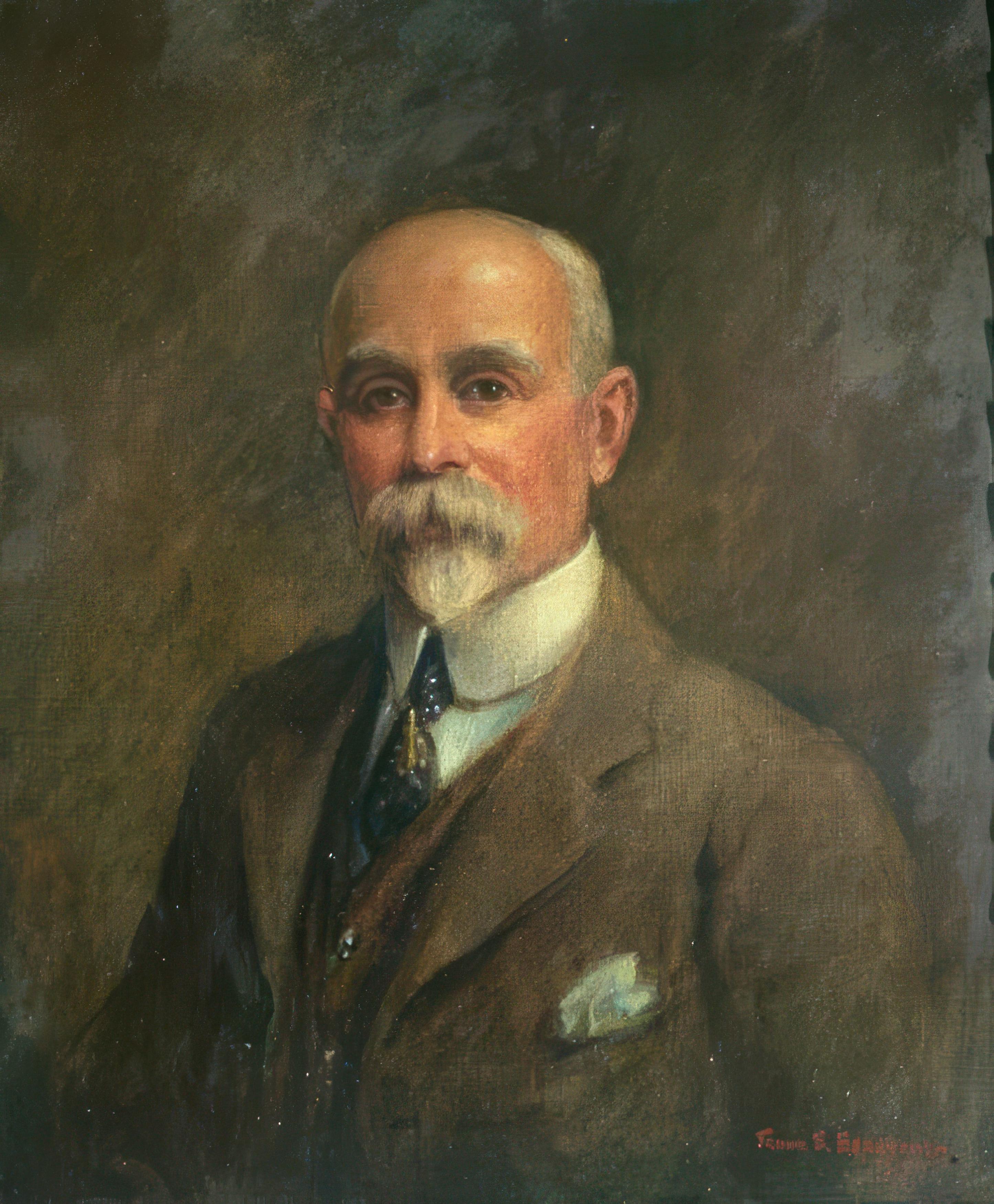 George Herbert Strutt (1854–1928), First Chairman Of Belper Urban District Council — Frank Ernest Beresford