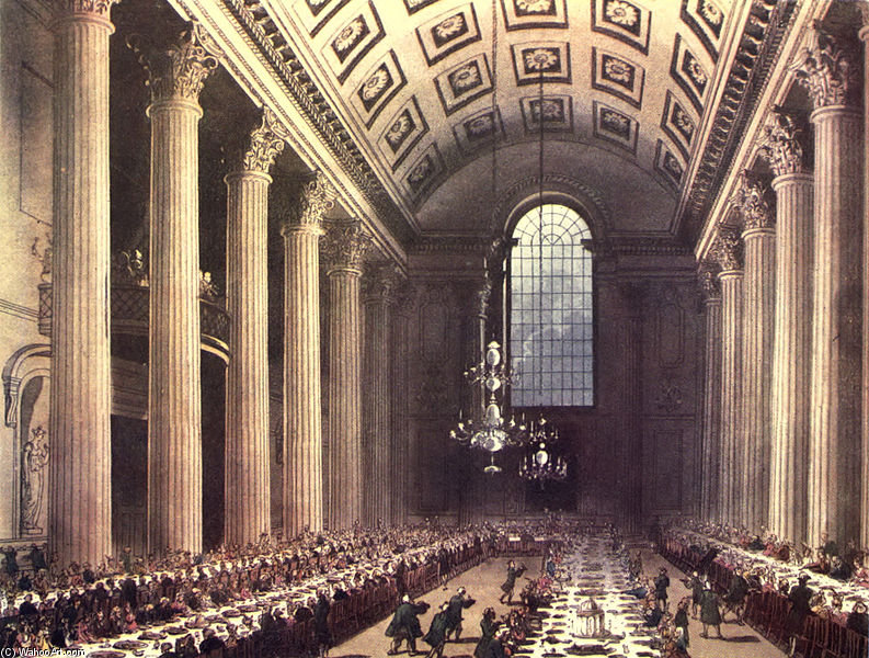 Egyptian Hall, Mansion House — William Henry Pyne
