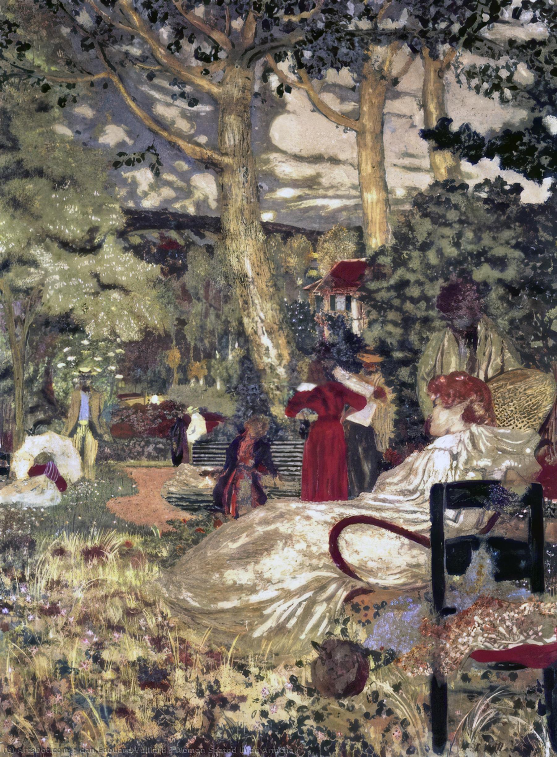 Woman Seated In An Armchair — Jean-édouard Vuillard