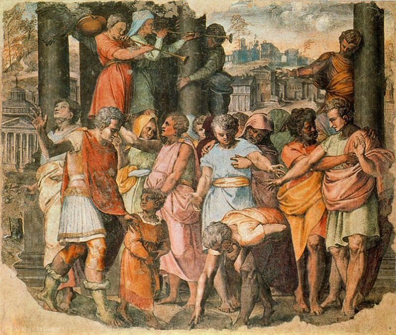 Tarquin The Proud Founded The Temple Of Jupiter Capitoline — Perino Del Vaga