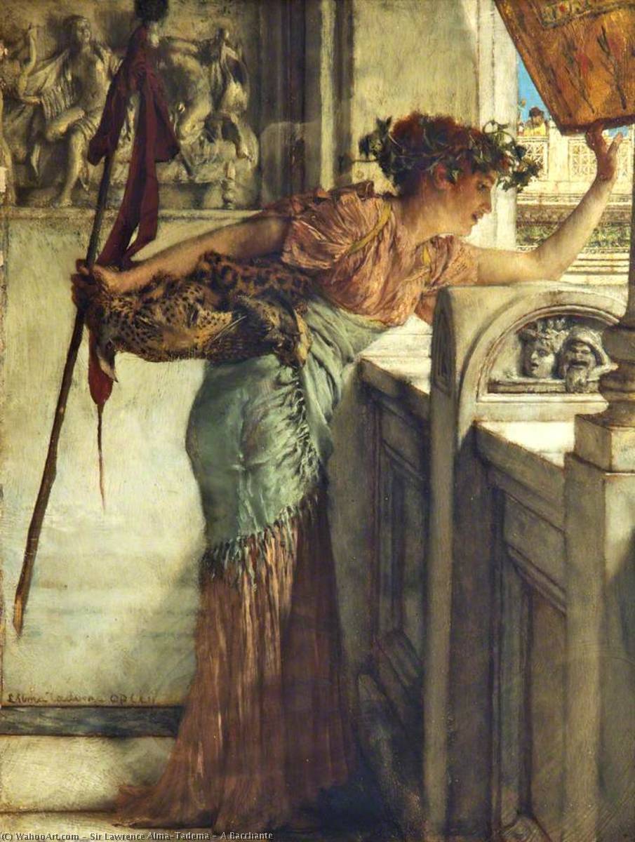 A Bacchante — Lourens Alma Tadema