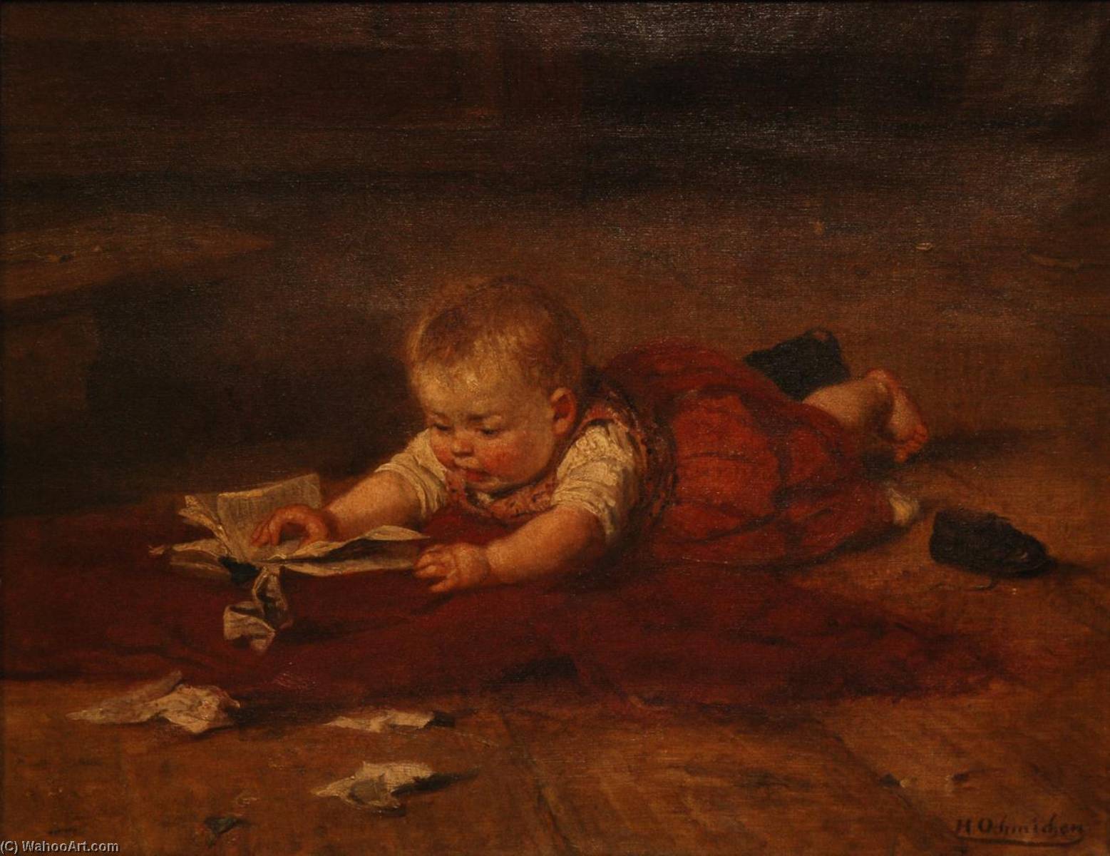 A Mischievous Toddler — Hugo Oehmichen