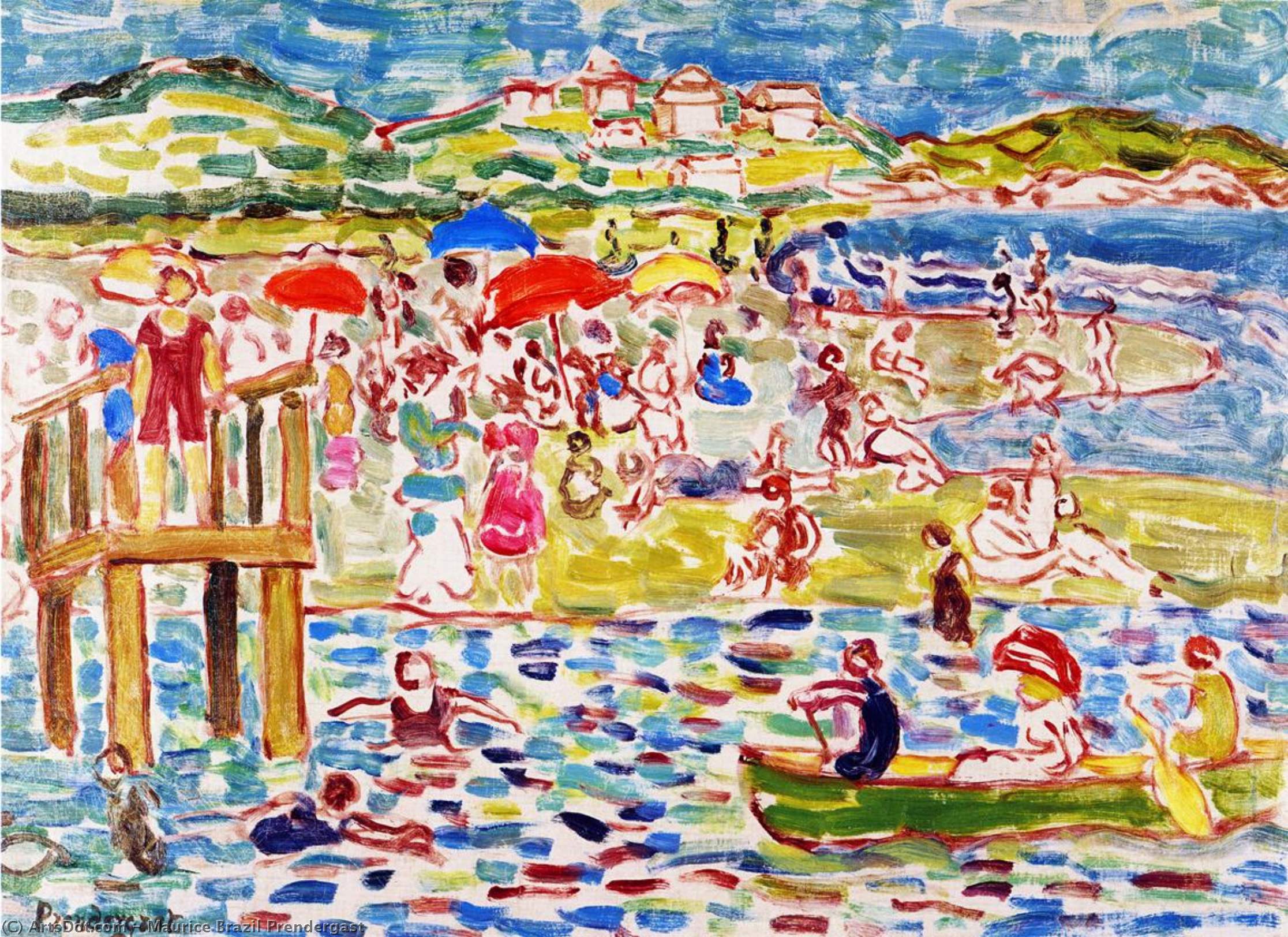 Bathers 5 — Maurice Brazil Prendergast