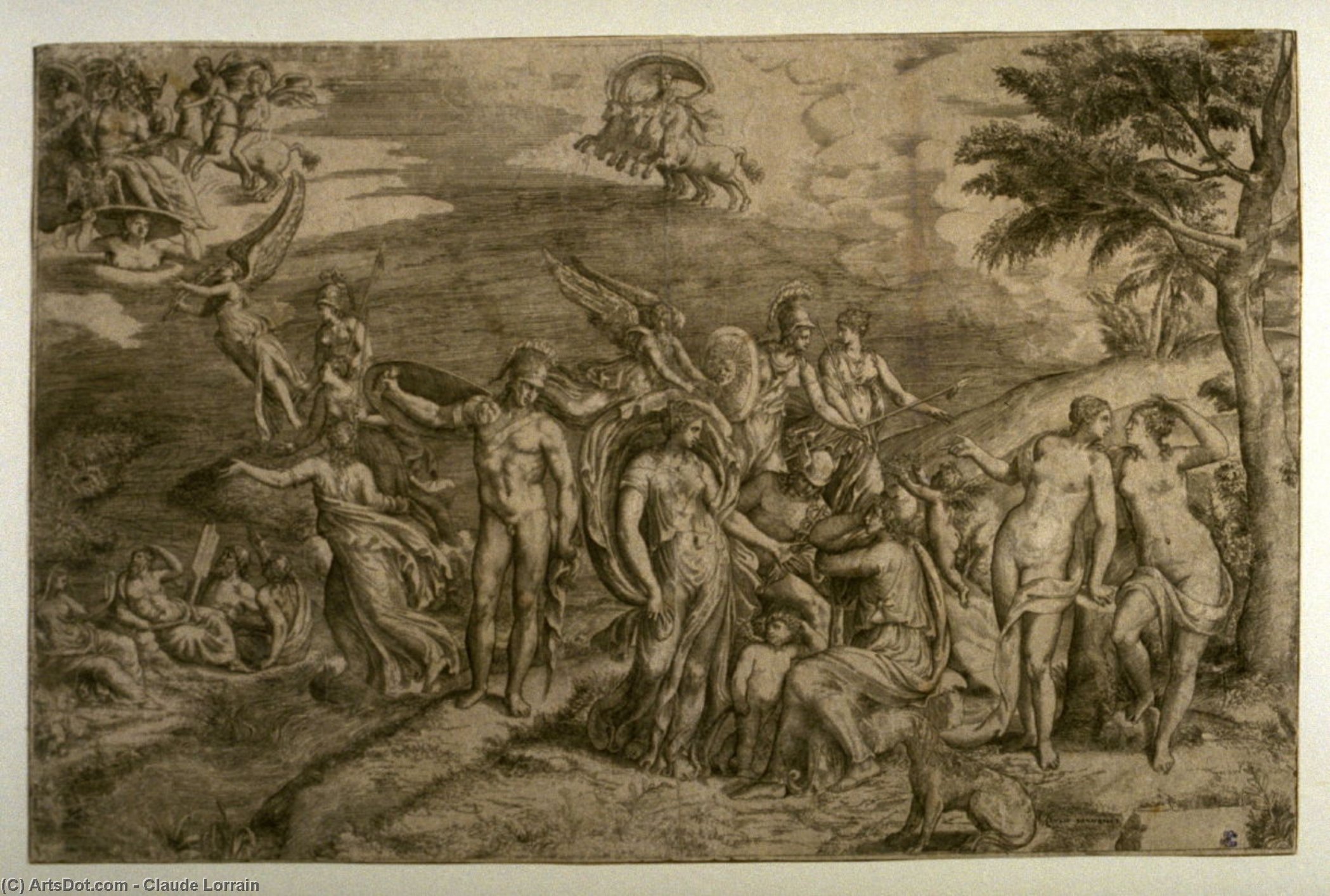 The Judgment Of Paris — Claude Lorrain (claude Gellée)