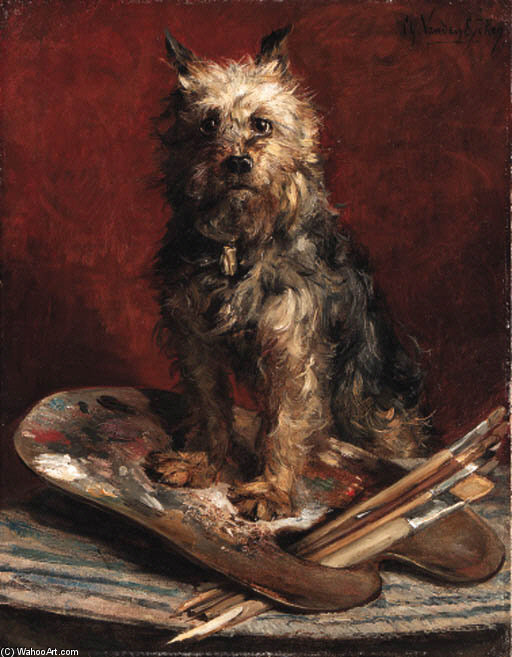 The Artist's Helper — Charles Van Den Eycken