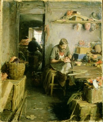 In The Mask Studio — Abram Efimovich Arkhipov