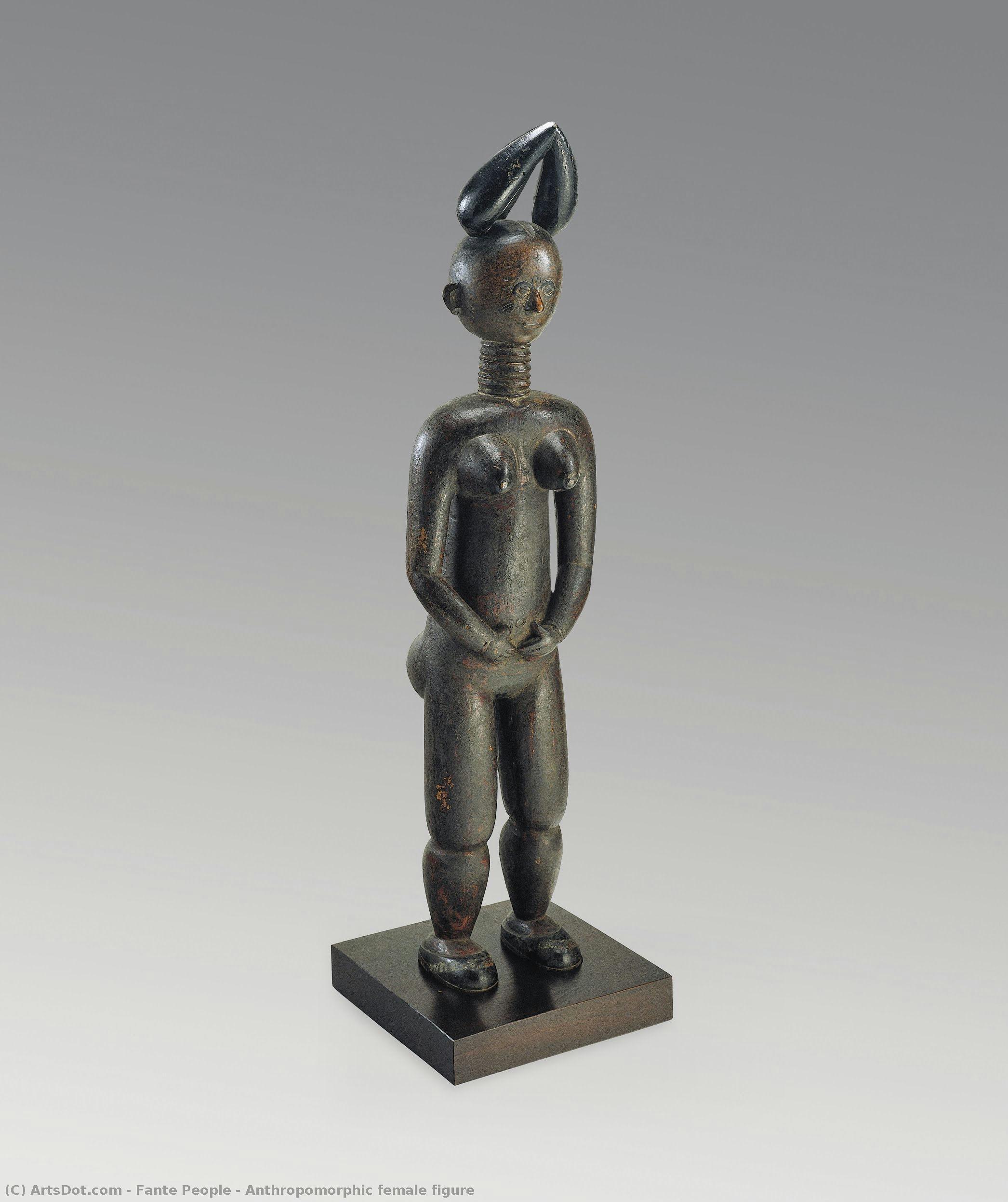 Anthropomorphic Female Figure — Fante People