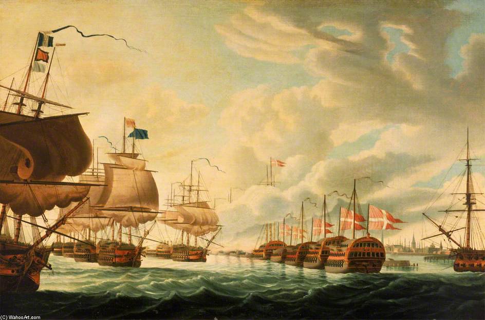 The Battle Of Copenhagen — Robert Dodd