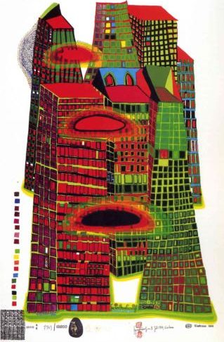 Good Morning City — Friedensreich Hundertwasser