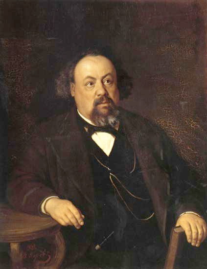 Portrait Of A.f. Pysems'kogo — Vasily Grigoryevich Perov