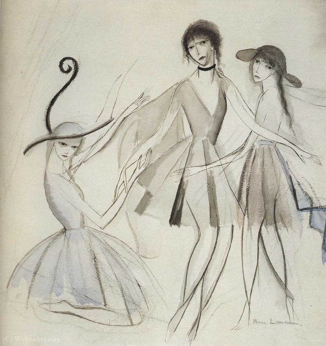 Les Trois Danseuses (1913) — Marie Laurencin