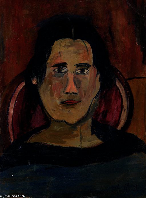 Portrait De Madame Zborowska — Maurice Utrillo