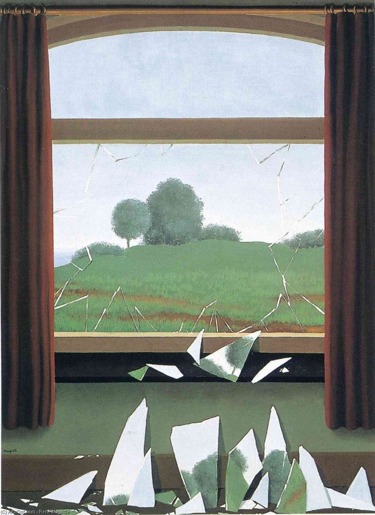 The Key To The Fields — Рене Магрит