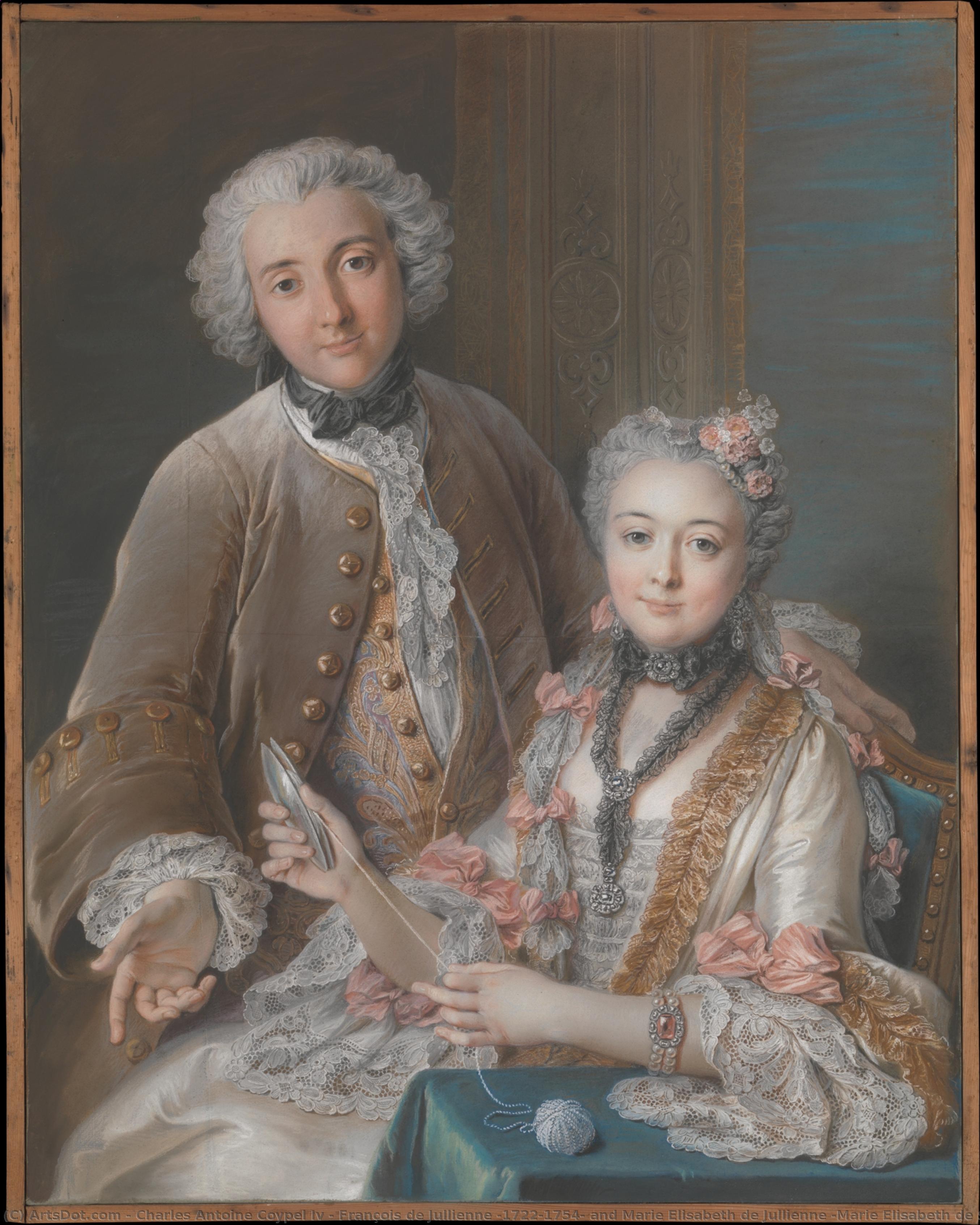 François De Jullienne (1722–1754) And Marie Elisabeth De Jullienne (marie Elisabeth De Séré De Rieux, 1724–1795) — Charles Antoine Coypel Iv
