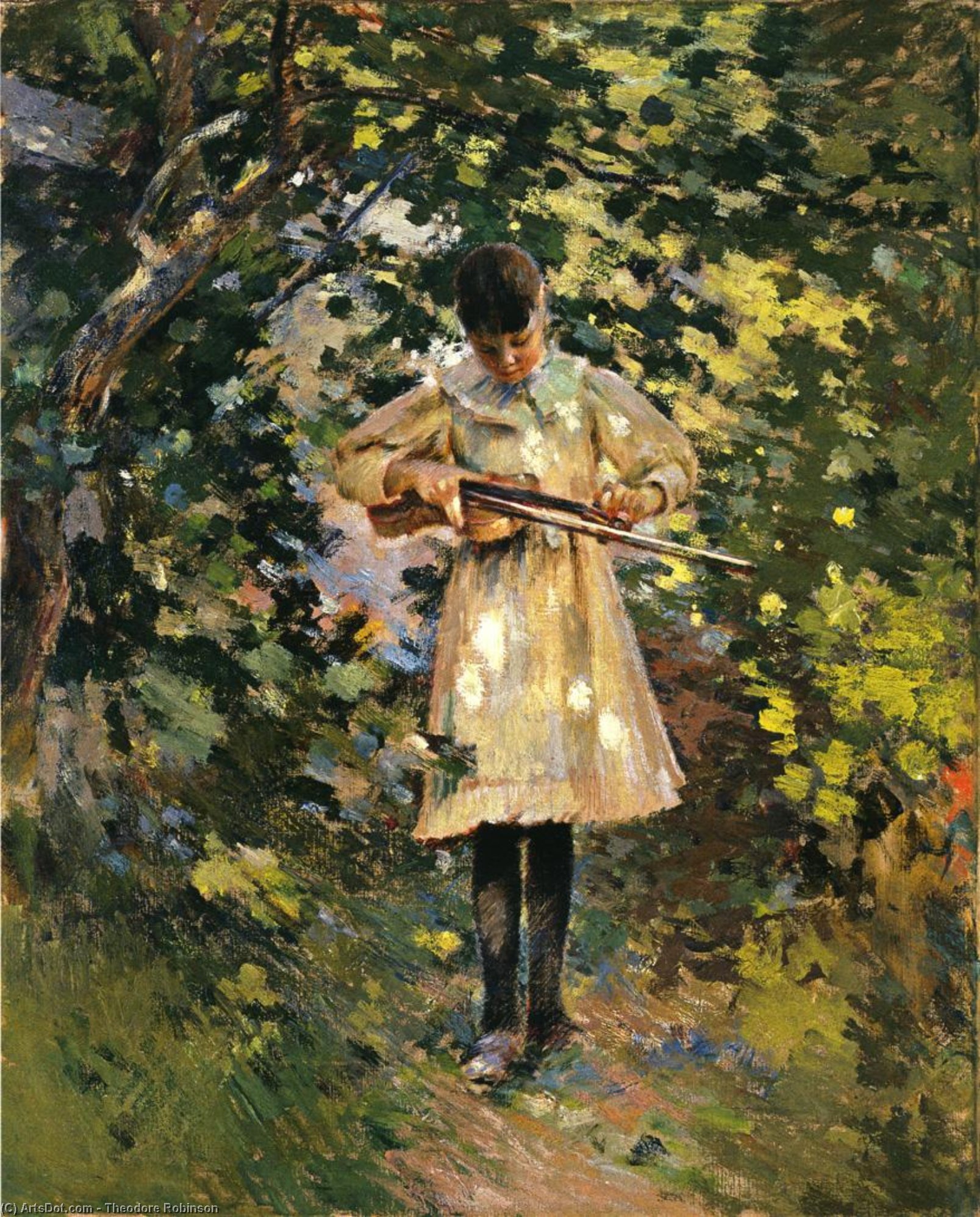 The Young Violinist (also Known As Margaret Perry) — Теодор Робинсон