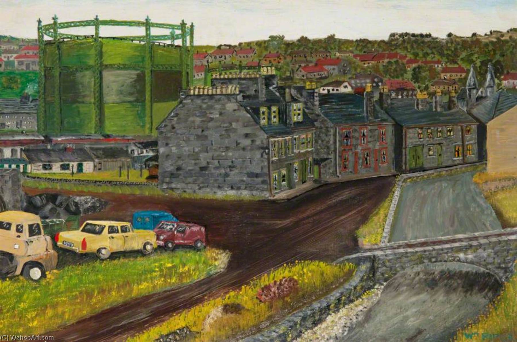 West Burnside Street And Gasworks — William Piper