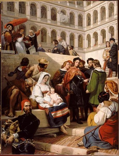 Raphaël Au Vatican — Emile Jean Horace Vernet