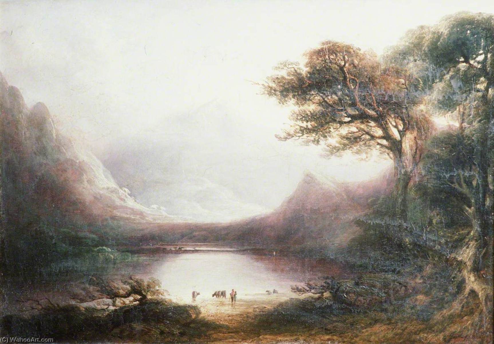 Snowdon From Llyn Nantlle — Anthony V. C Fielding
