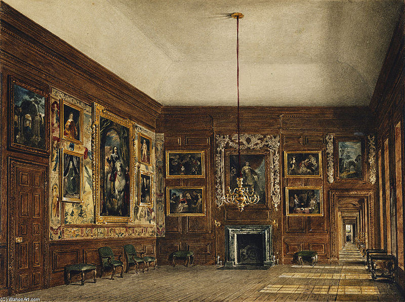 Hampton Court Palace, Second Presence Chamber — James Stephanoff