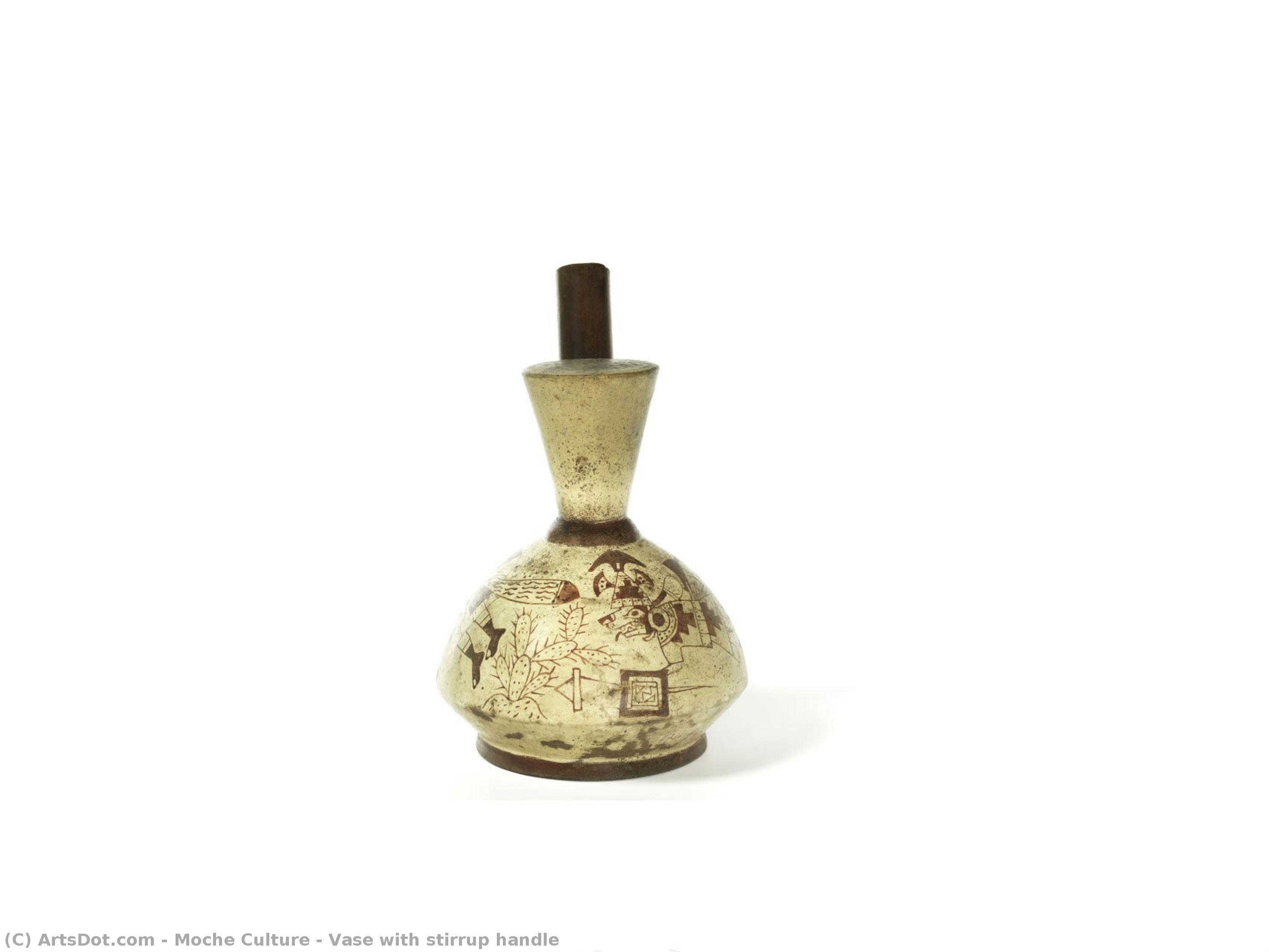 Vase With Stirrup Handle — Moke Kultura