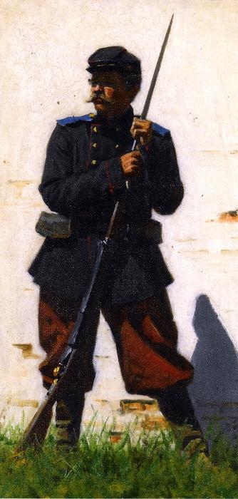 Turkestan Soldier In Winter Uniform — Vasily Vasilevich Vereshchagin