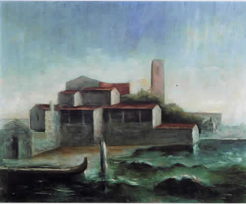 Lo Squero Di San Trovaso — Carlo Carrà