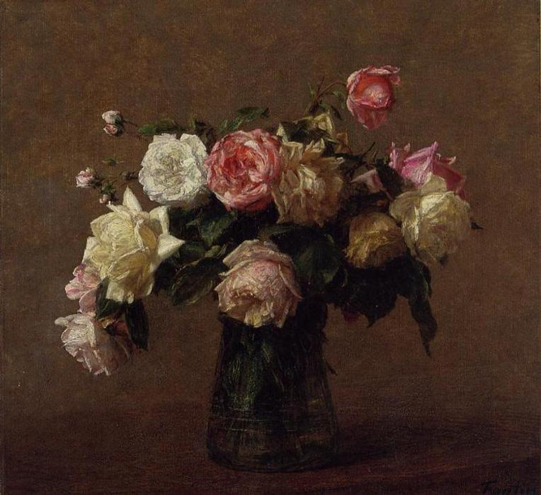 Bouquet Of Roses — Henri Fantin-latour