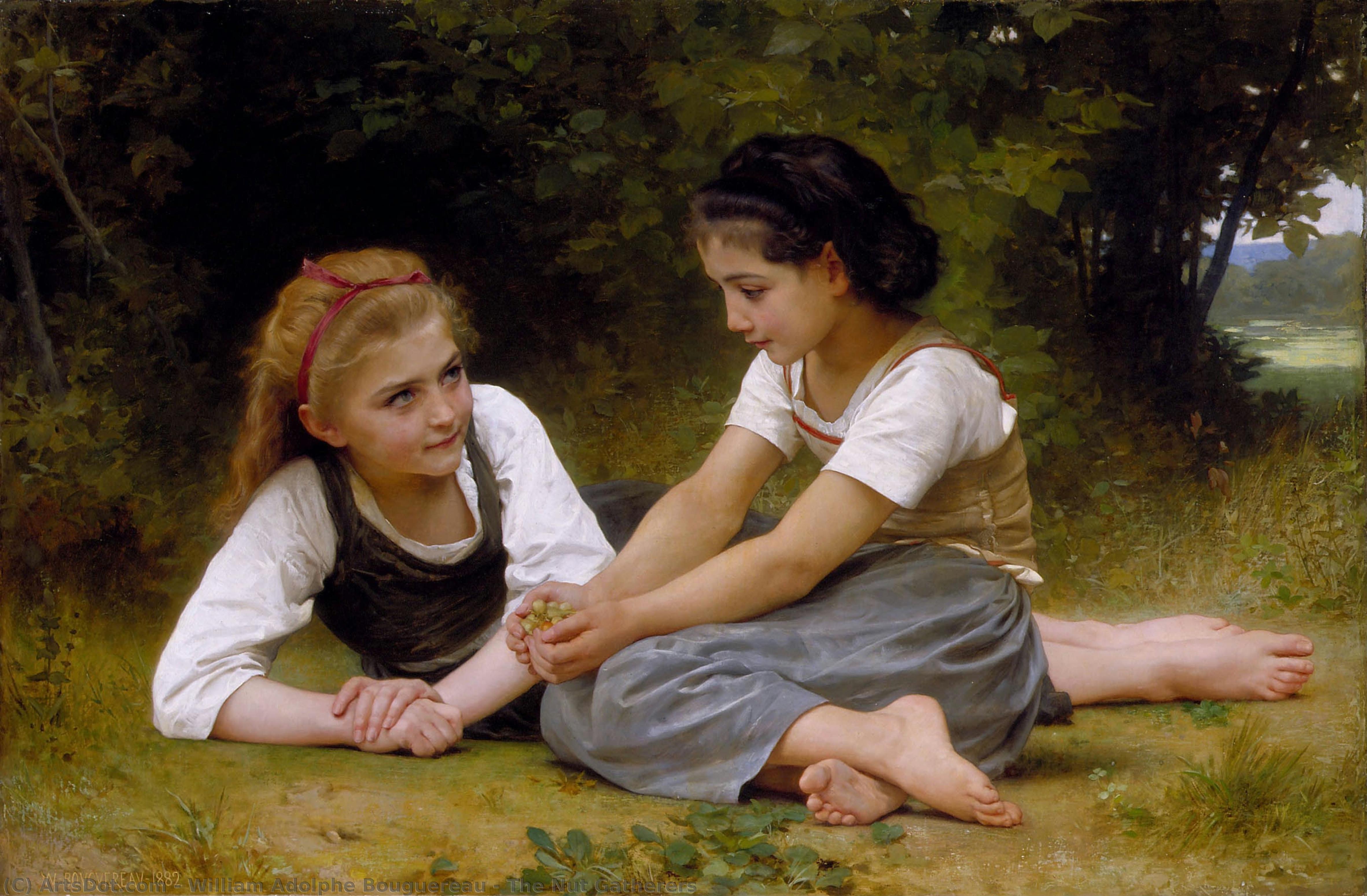 The Nut Gatherers — William-adolphe Bouguereau