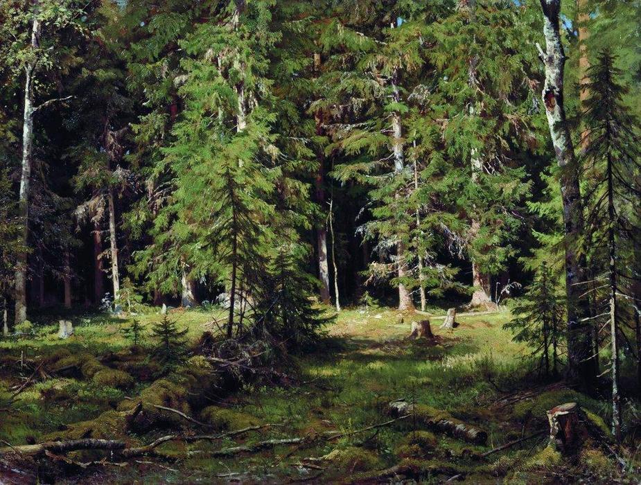 Forest (12) — Ivan Ivanovich Shishkin