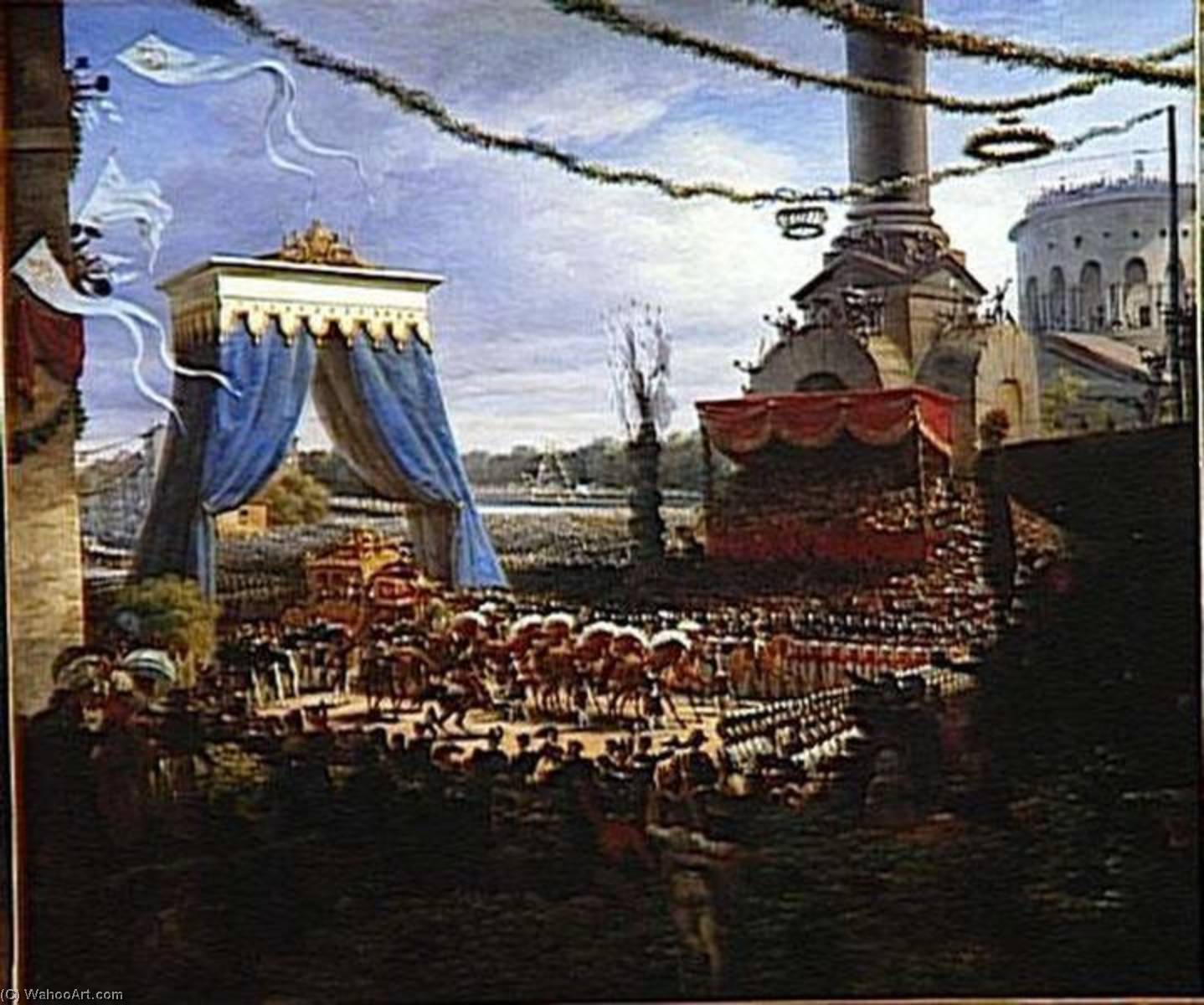 Entree De Charles X A Paris, Par La Barriere De La Villette, Apres Son Sacre.6 Juin 1825 — Louis François Baron Lejeune