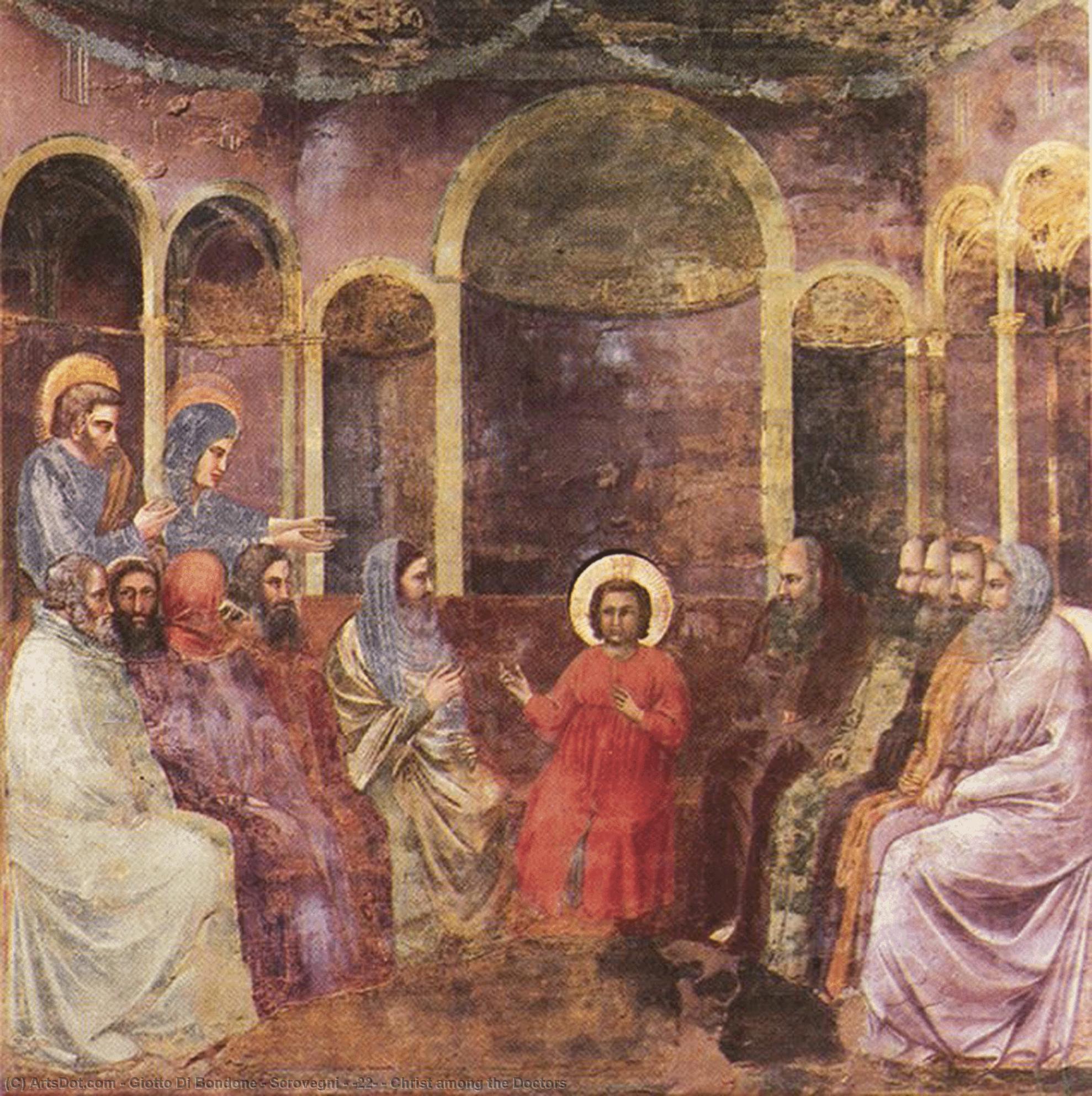 Scrovegni - [22] - Krist Među Doktorima — Đijoto Di Bondone