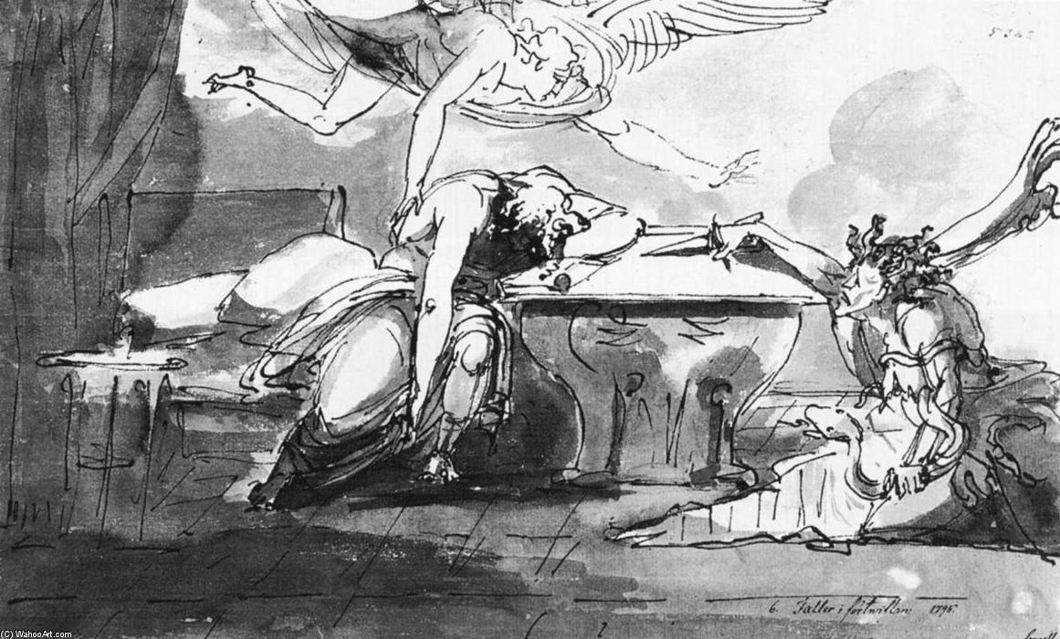 Plunging Into Despair — Johan Tobias Sergel