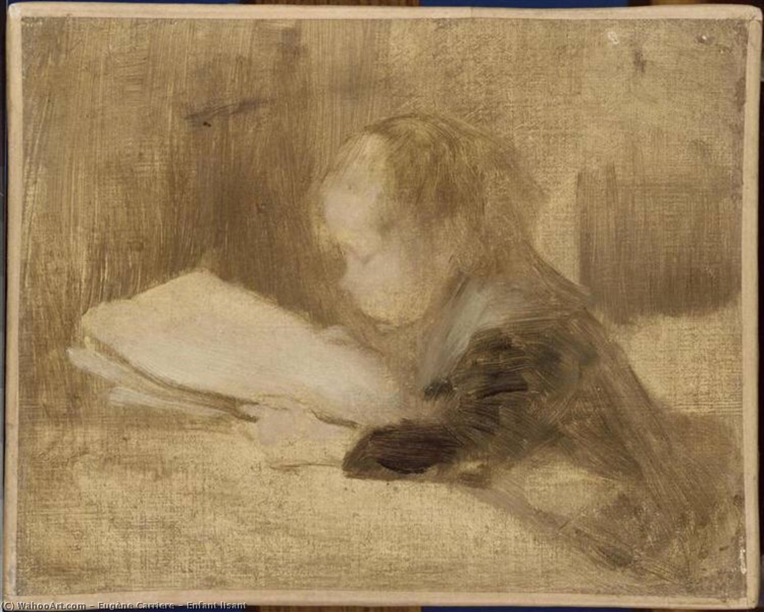 Enfant Lisant — Eugène Anatole Carrière