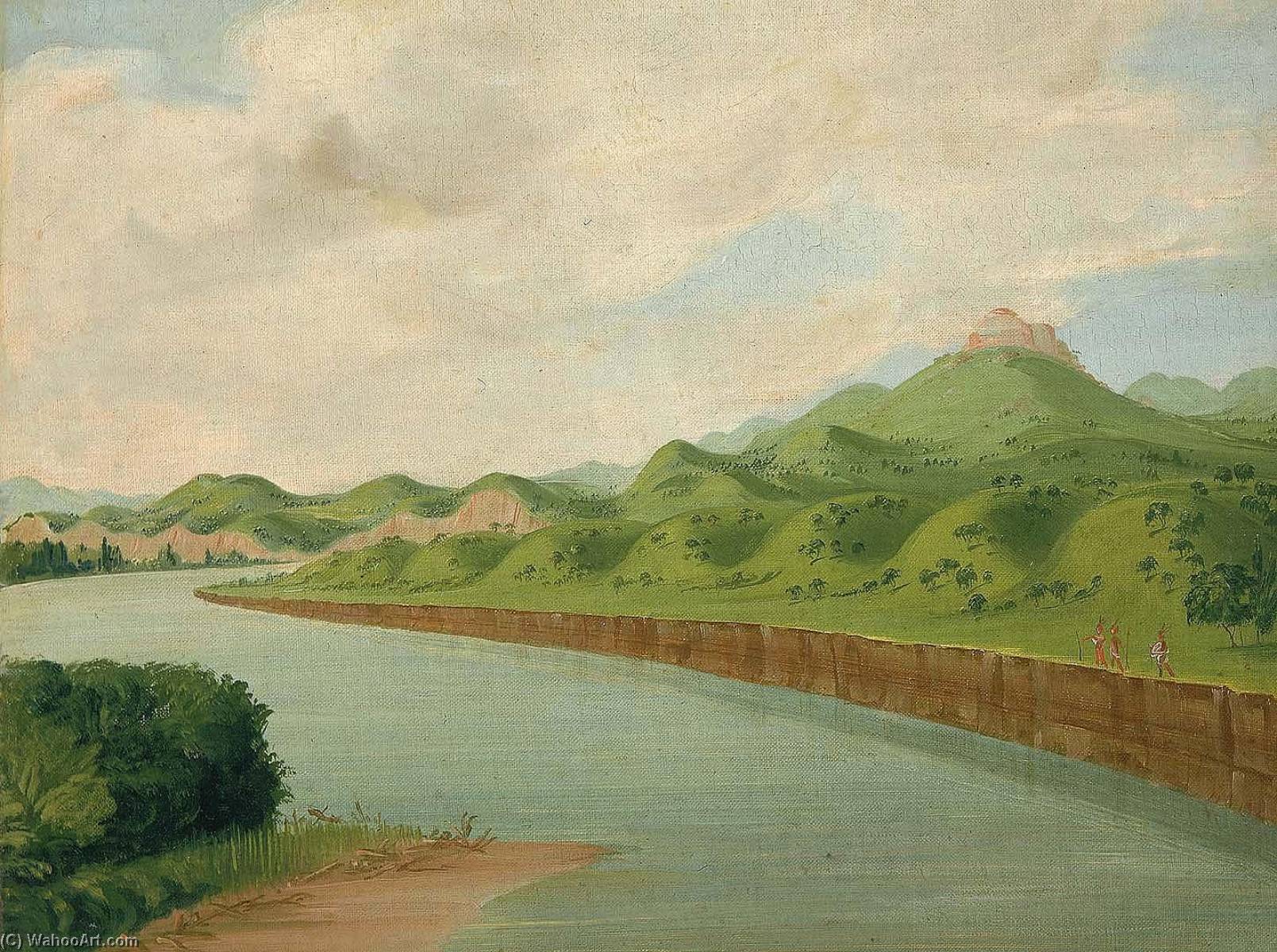 The Tower, 1100 Miles Above St. Louis — George Catlin