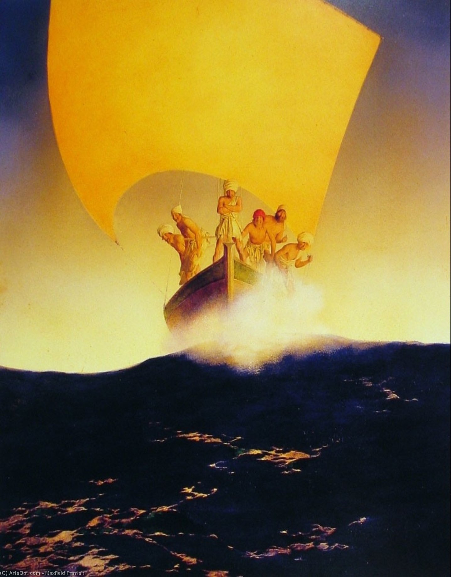The History Of Codadad And His Brothers — Maxfield Parrish