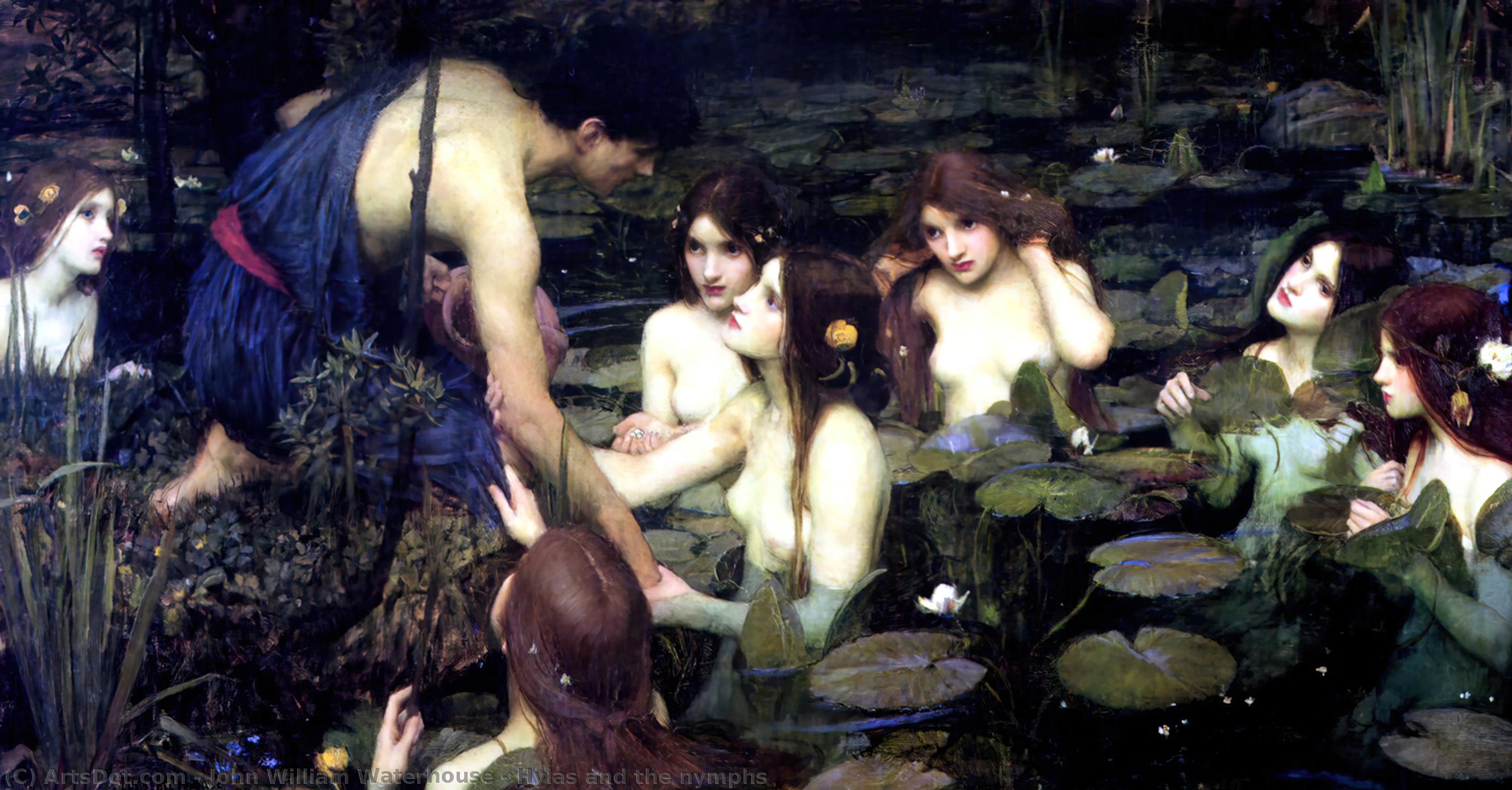 Hylas And The Nymphs — John William Waterhouse