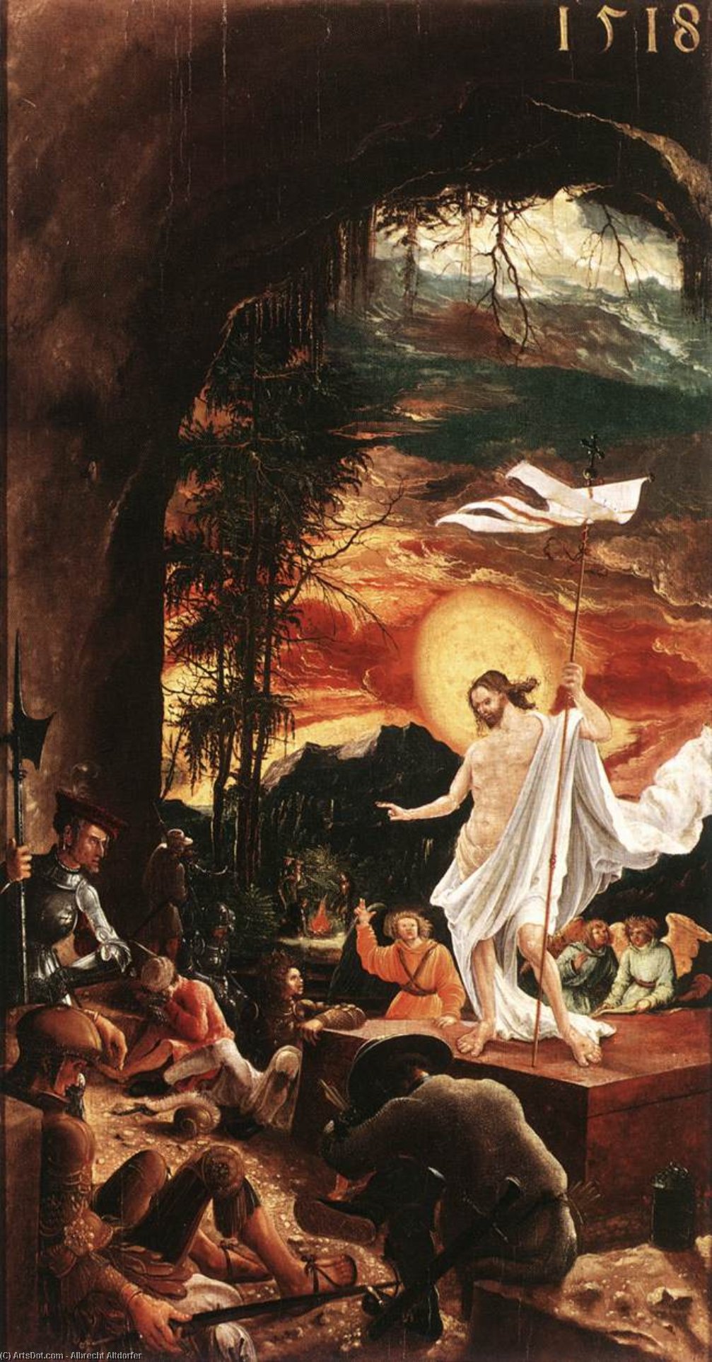 The Resurrection Of Christ — Albrecht Altdorfer