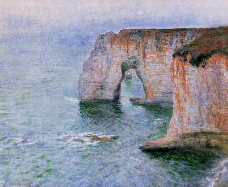 The Manneport Seen From The East — Claude Monet