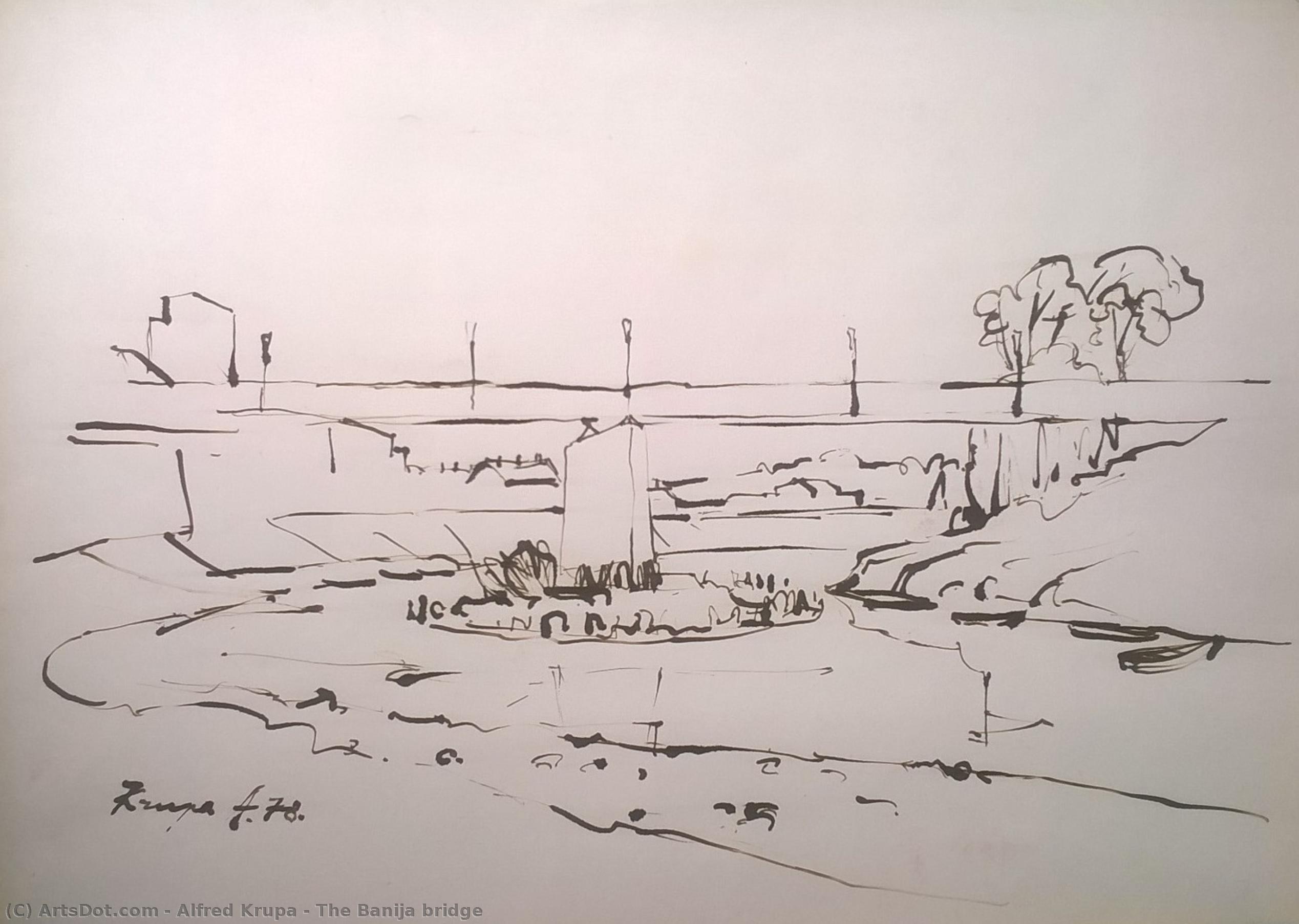 The Banija Bridge — Alfred Joseph Krūppa