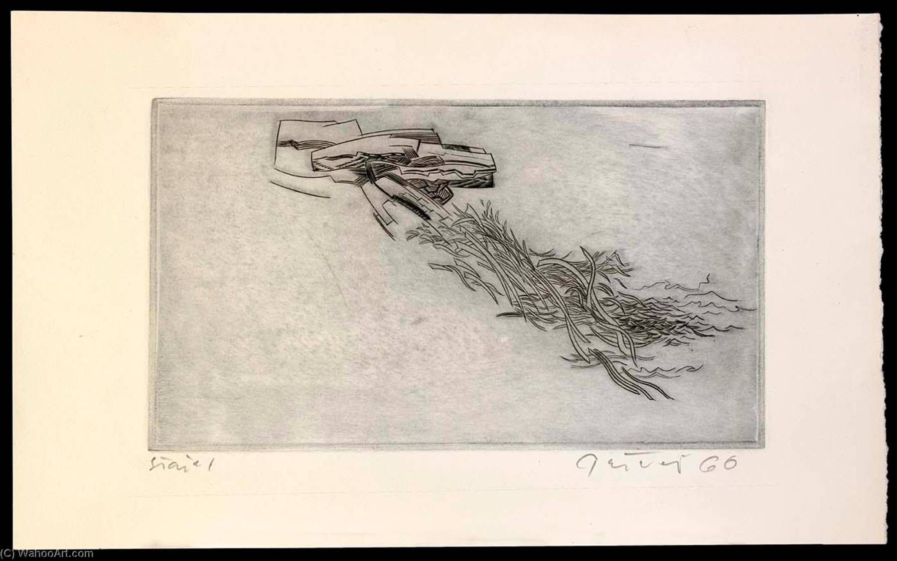 The Sea Shines, State 1 (center Plate Only), From The Portfolio A Genesis — Gabor Peterdi