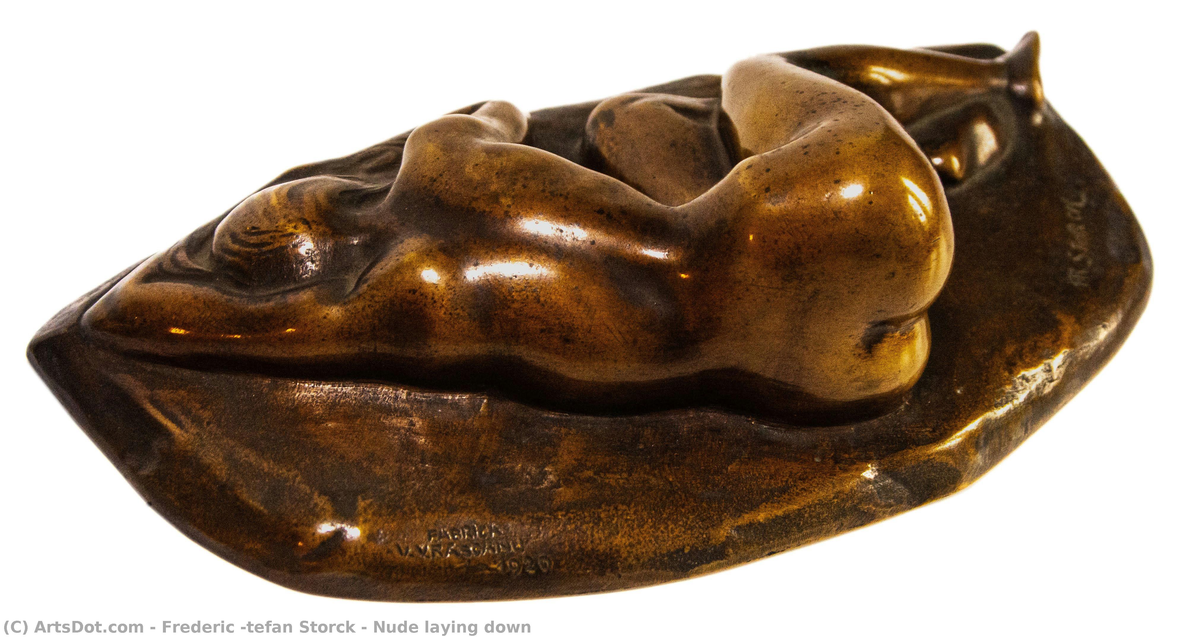 Nude Laying Down — Frederic Ștefan Storck