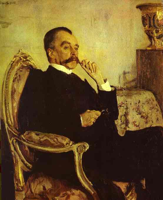 Portrait Of Prince Vladimir Mikhailovich Golitsyn — Valentin Alexandrovich Serov