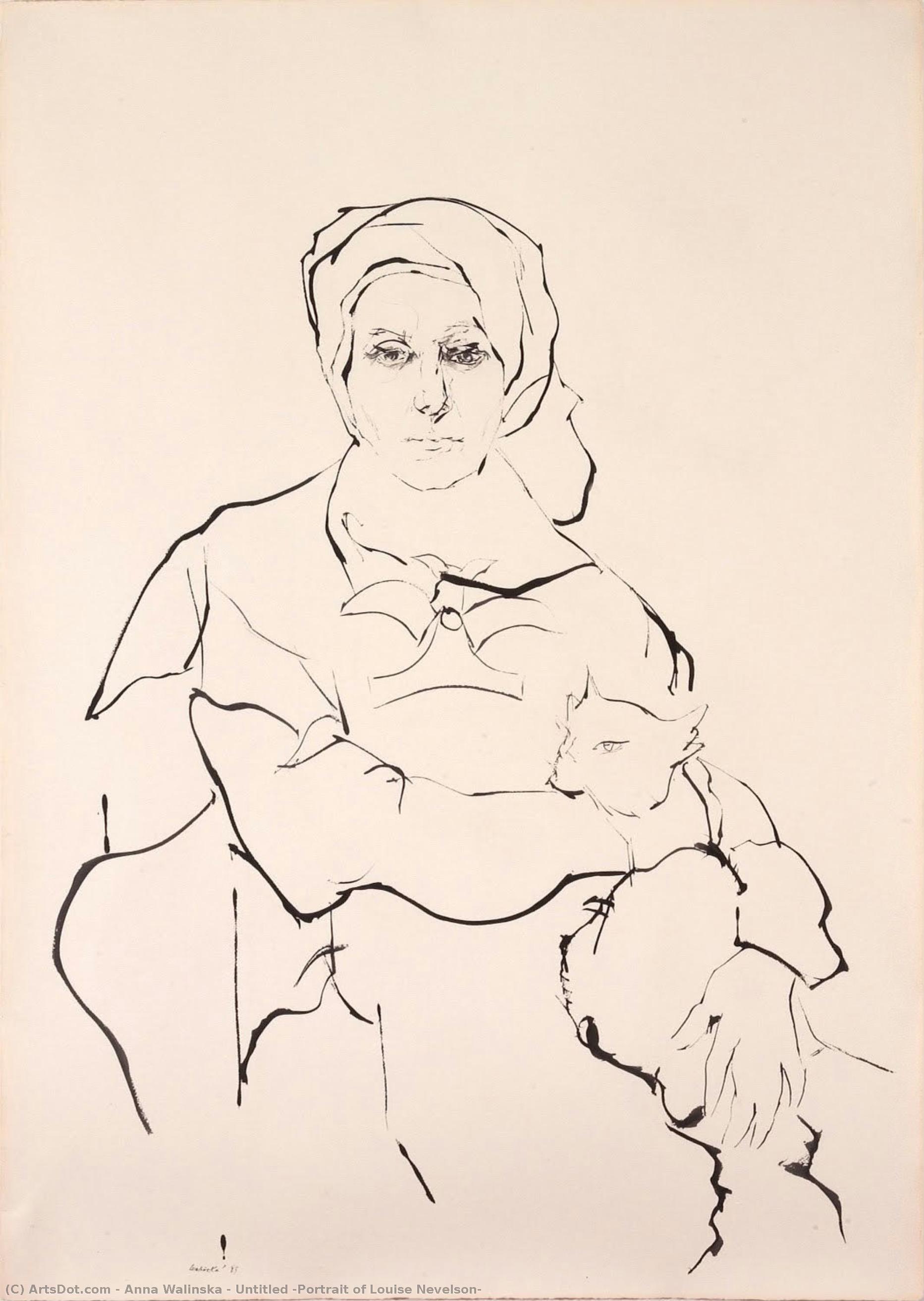Untitled (portrait Of Louise Nevelson) — Anna Walinska