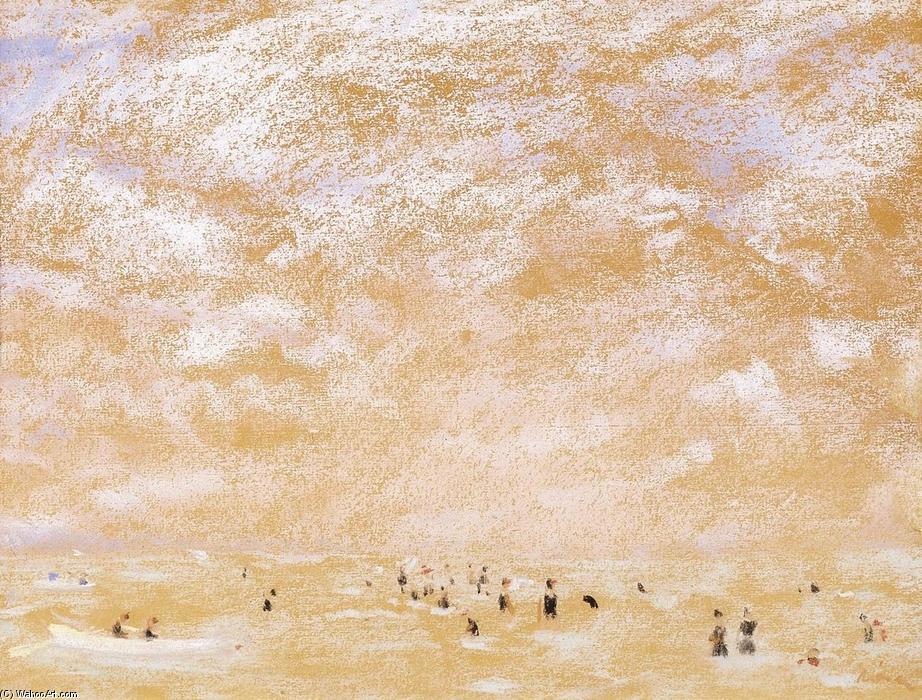 Violet Sky At The Lake Balaton — József Rippl-rónai