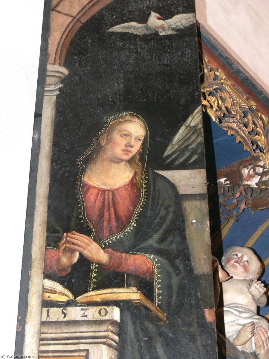 The Annunciation (detail) — Hans Süss Von Kulmbach