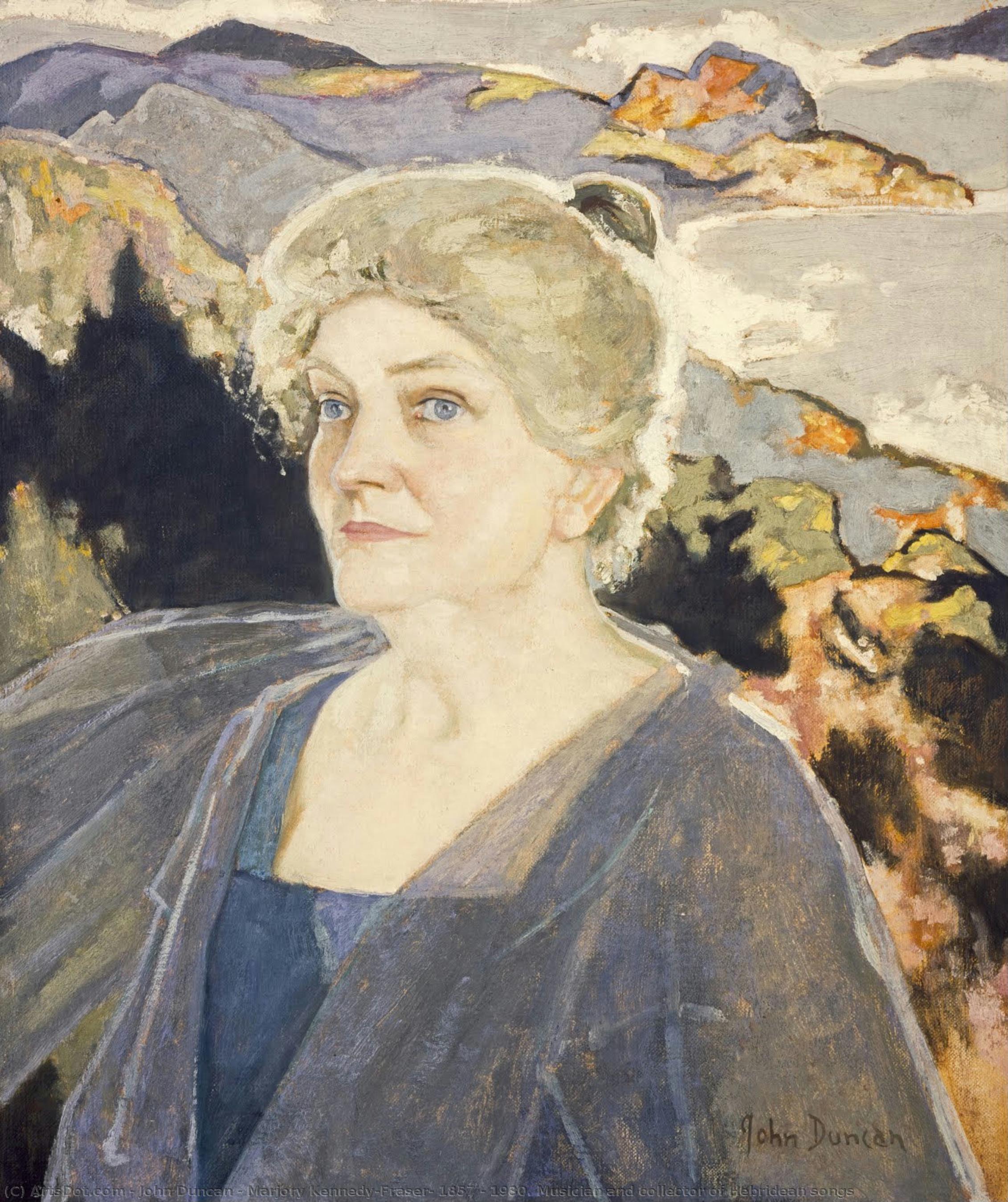 Marjory Kennedy-fraser, 1857 - 1930. Musician And Collector Of Hebridean Songs — John Duncan
