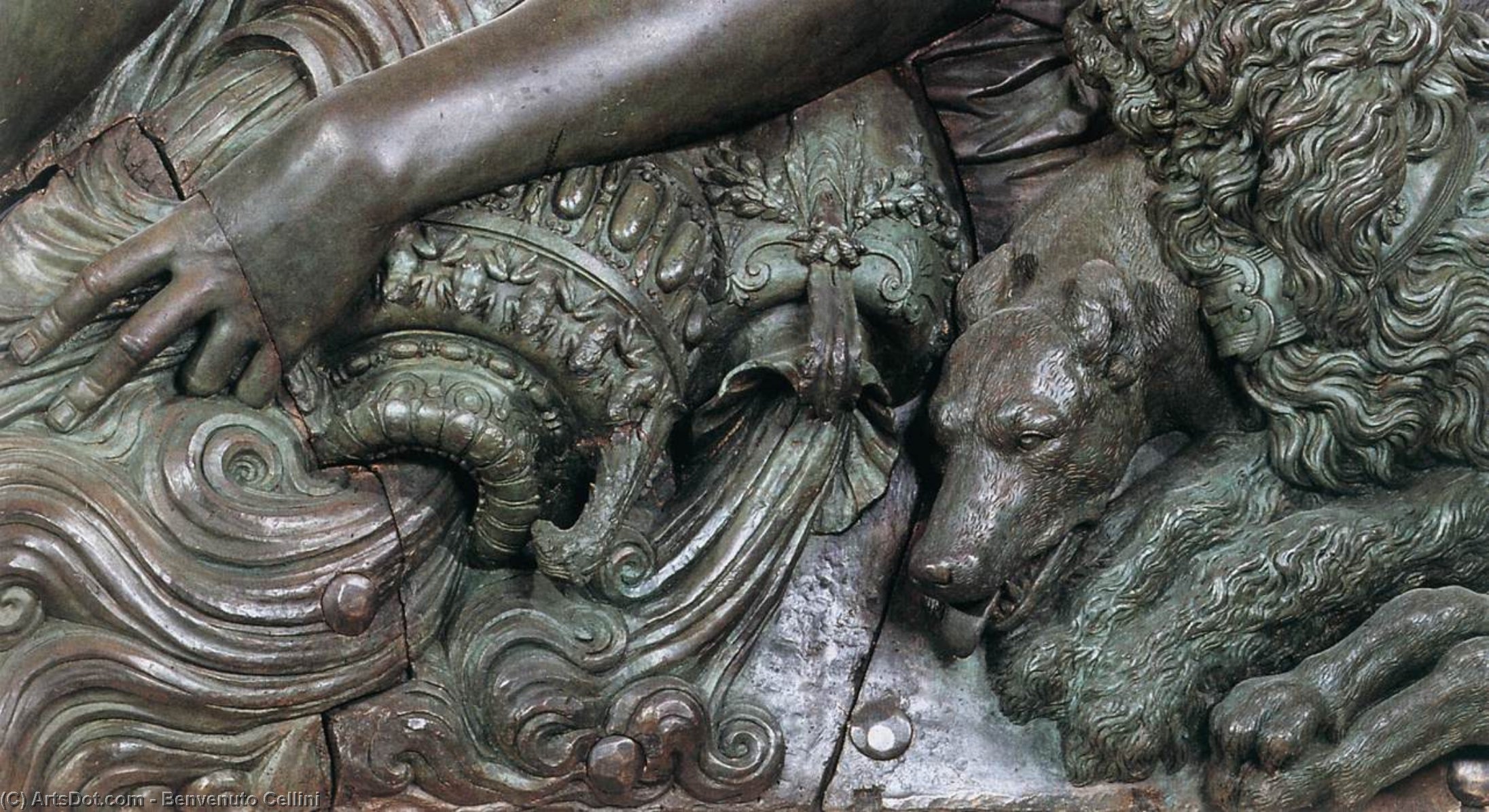 Nymph Of Fontainebleau (detail) — Benvenuto Cellini